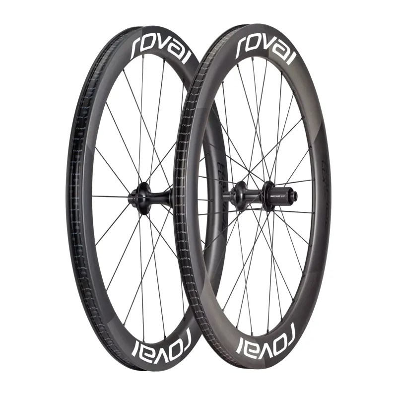 Roval Rapide CLX II 700c Wheels in Carbon/White